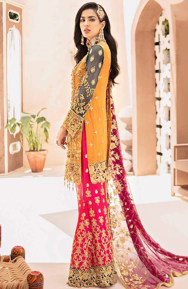 Luxury Embroidered Pakistani Dress – Festive & Wedding Wear | EllaCollection