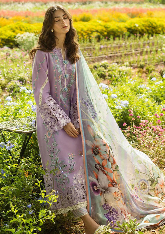 Designer ZARA Shajahan Luxury Lawn Suit – Embroidered & Unstitched 3-Piece