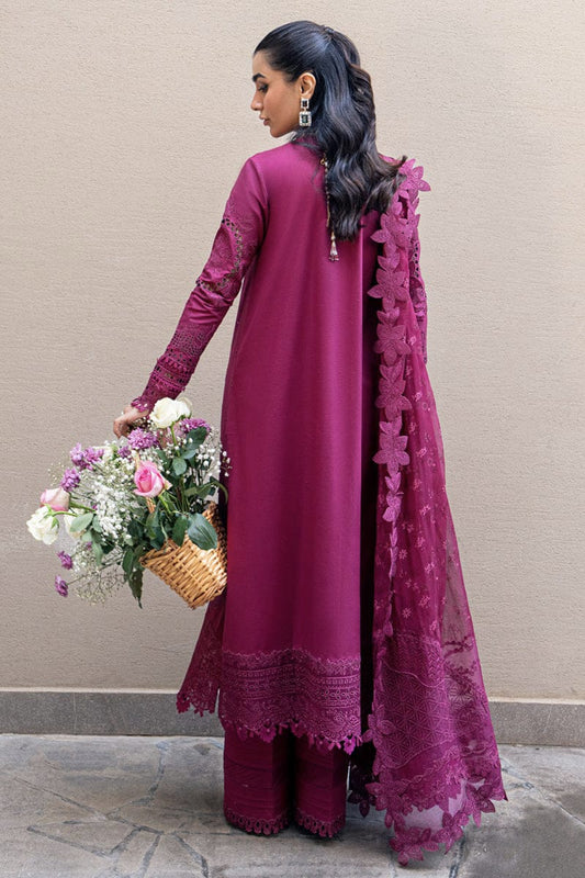 Deep Magenta Cutwork Tunic Set