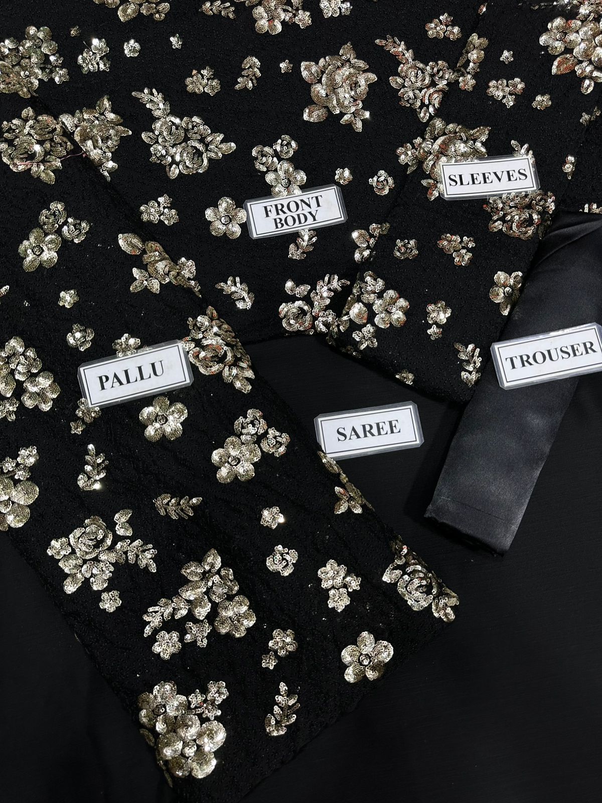 Luxury Embroidered Saree – Party & Wedding Wear | EllaCollection