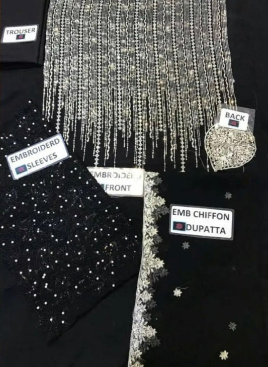 Lavender Silver Embroidered Tunic Set