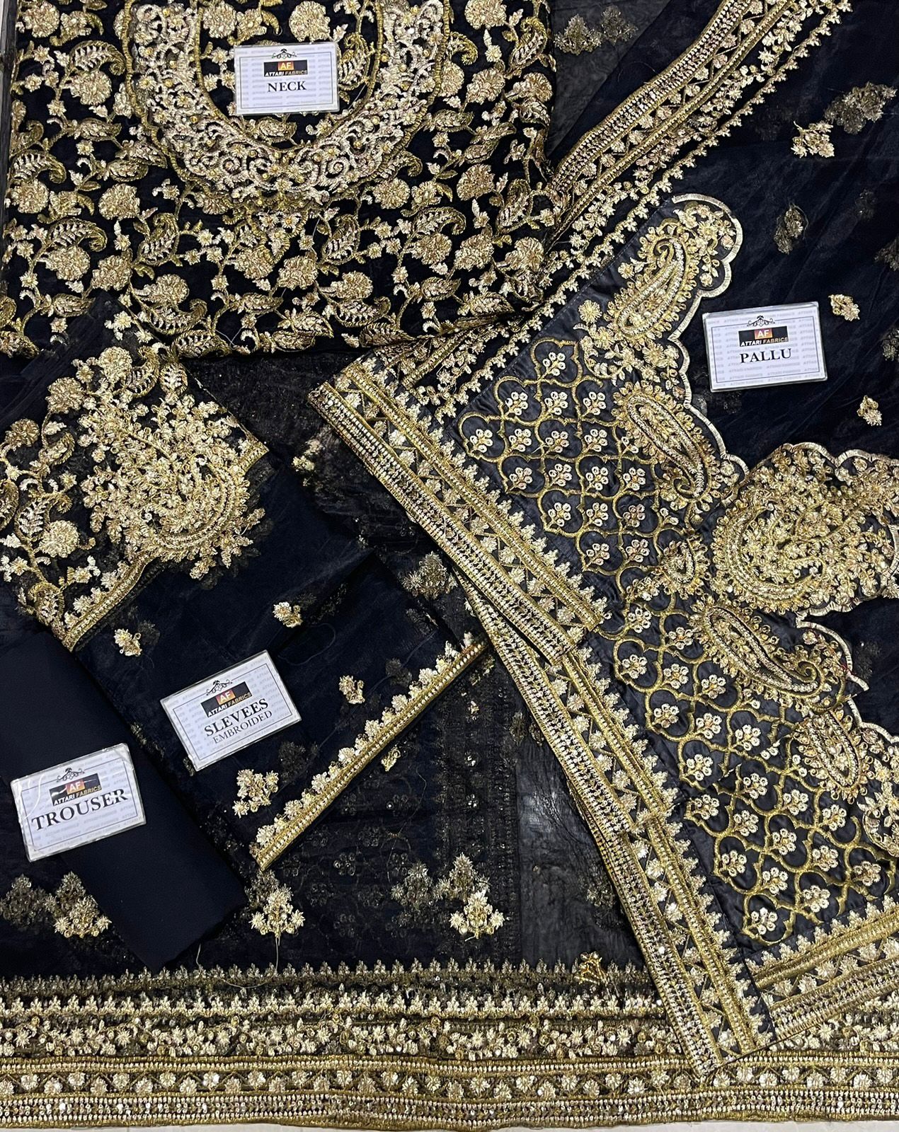Ivory Rose Gold Embroidered Tunic Set