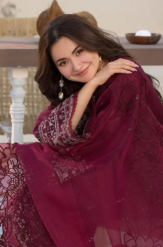 Lawn Embroidered Luxury Patch Work Unstitched 3 Piece - EllaCollection