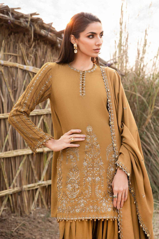 Teal Gold Embroidered Tunic Set
