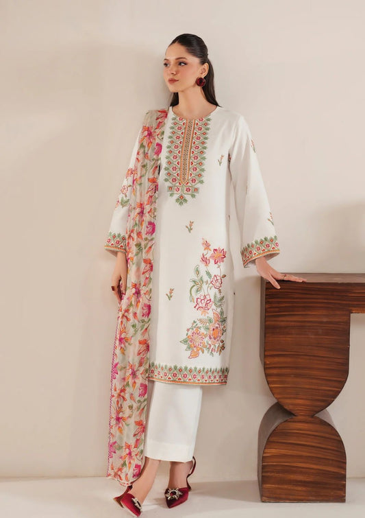Lawn Embroidered Luxury Patch Work Unstitched 3 Piece - EllaCollection